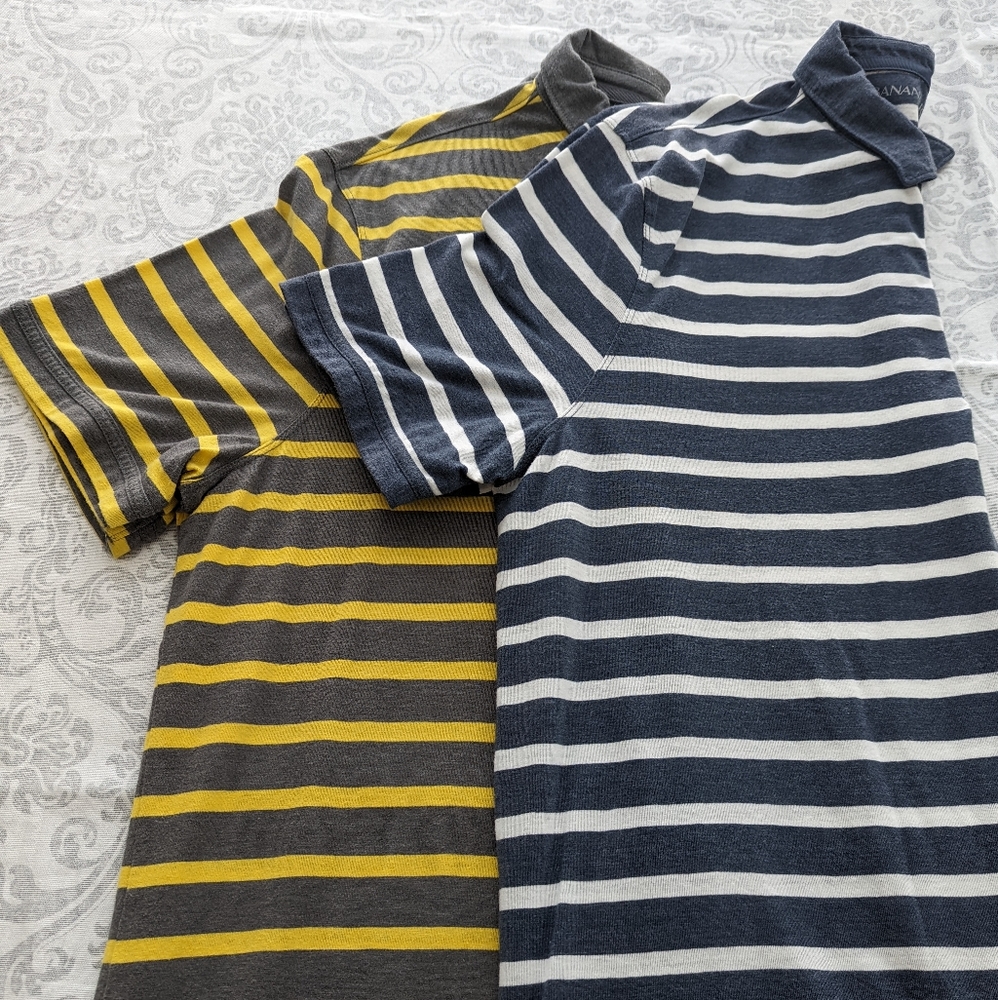 2 BANANA REPUBLIC VINTAGE POLO SHIRTS - Picture 3 of 3